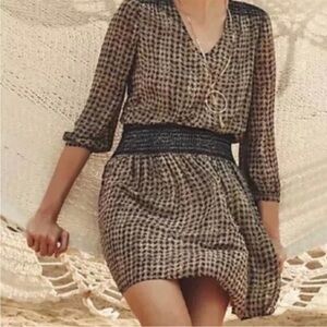 Anthropologie Vanessa Virginia Smocked Daytripper Callista Dress